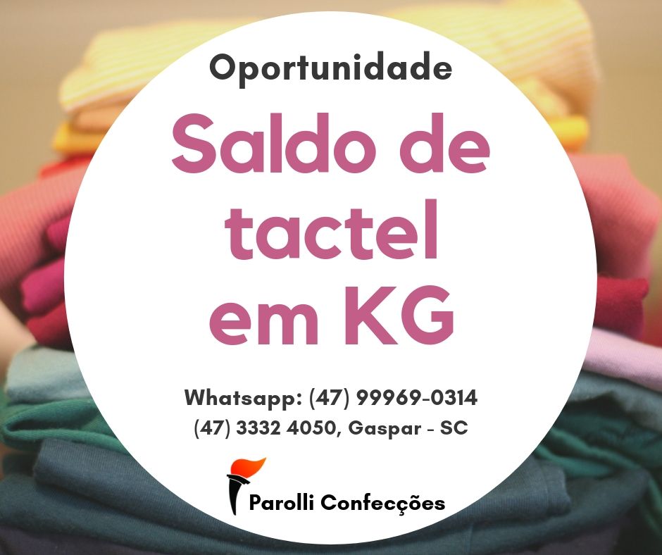Saldo de Confecção